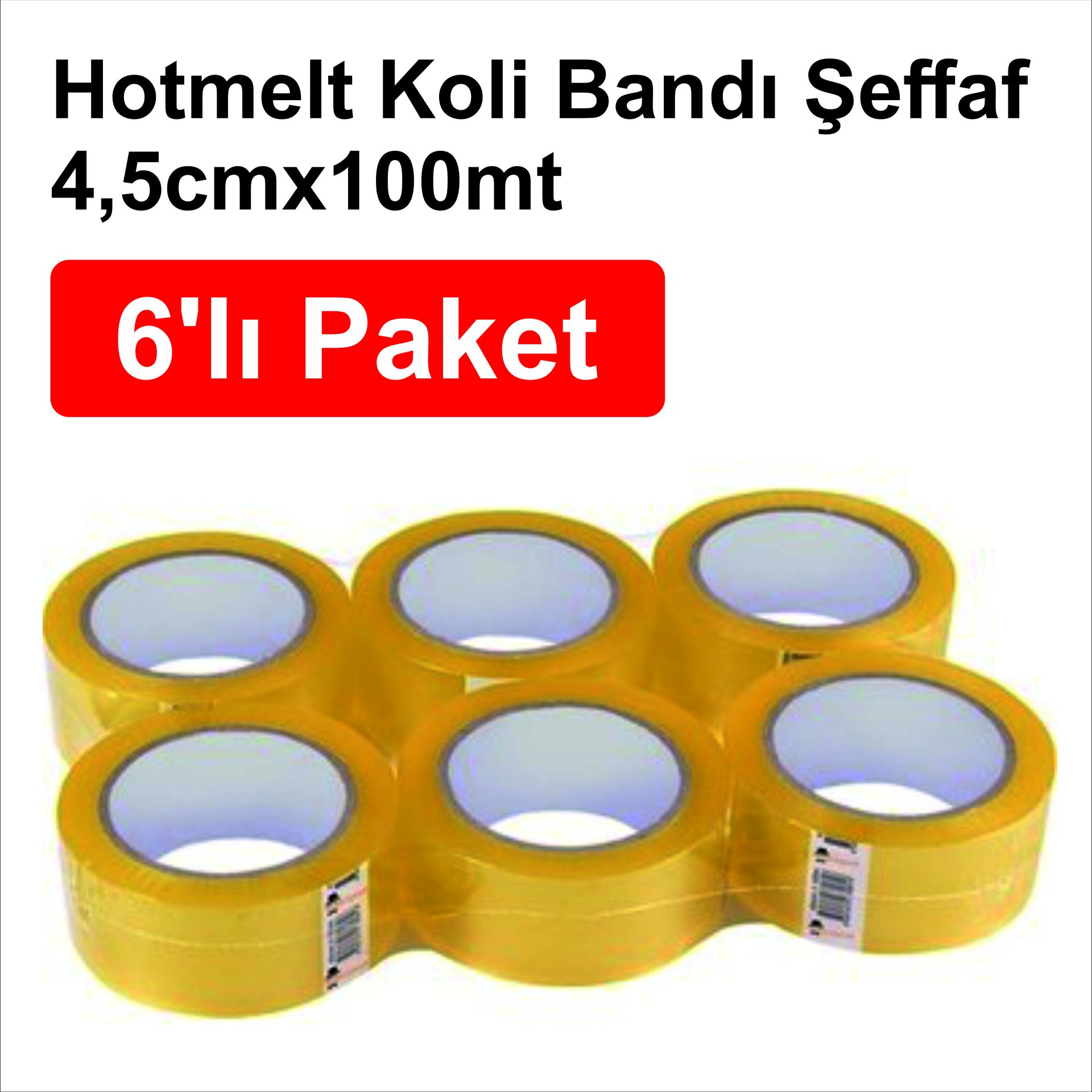 HOLTMENT KOLİ BANDI 4.5cmx100mt
